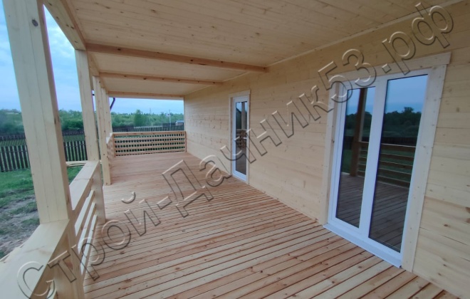 4 Каркасно-щитовой 13х10м, 130 М², Тверская область, Конаковский район, КП Экопарк Завидово. (9)
